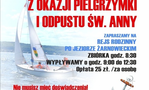 Zdjęcie do Rodzinny Rejs po Jeziorze Żarnowieckim.