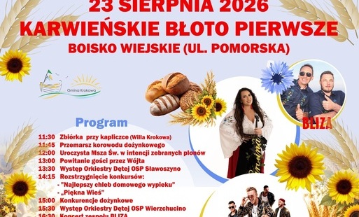 Zdjęcie do Dożynki Gminy Krokowa 2026