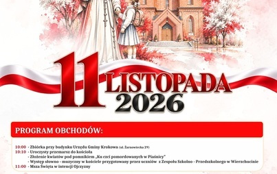 Zdjęcie do 11 Listopada Święto Niepodległości - Gmina Krokowa